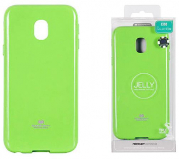 Husa silicon Jelly Mercury Samsung Galaxy J3 2017 verde lime 