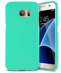 Husa Silicon Jelly Mercury Goospery Samsung Galaxy S7 Verde mint 