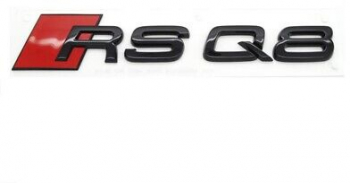 Emblema RSQ8 pentru Audi Q8 Sline negru