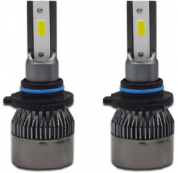 Set 2 becuri LED auto R6 80W 4000Lm 6000k Slot 9005 48LED