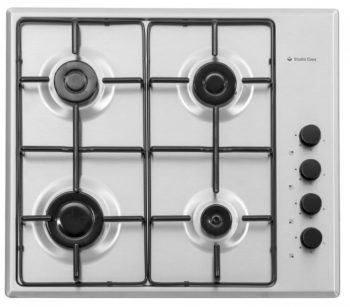 Plita pe gaz Studio Casa PG660 ISEO 4 arzatoare gaz Inox 