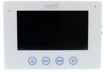 Monitor pentru videointerfon cu afisaj de 7 si conexiune la 4 fire - Well