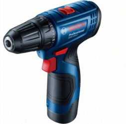 Bosch GSR 120 Li Masina de gaurit si insurubat cu acumulator + 2 x Acumulatori GBA 12V 2.0Ah + Incarcator GAL 1210 CV Professional + 