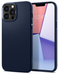 Carcasa Spigen Liquid Air compatibila cu iPhone 13 Pro Max Navy Blue 