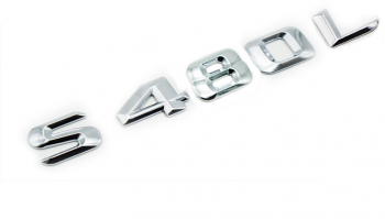 Emblema S480L pentru spate portbagaj Mercedes 