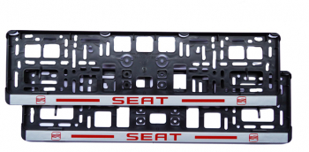 Set 2 bucati suport numar inmatriculare Seat 
