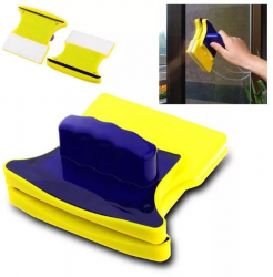Curatator de geamuri Magnetic Glass Cleaner Culoare - galben/albastru 
