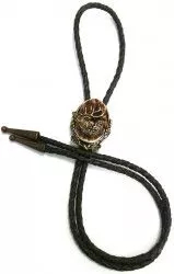 Cravata americana bolo motiv cap cerb metal 