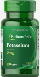 Puritans Pride Potassium 99 mg - 100 Capsule