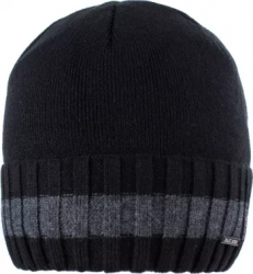 Caciula barbat din tricot captusita CB-720-20 Negru 