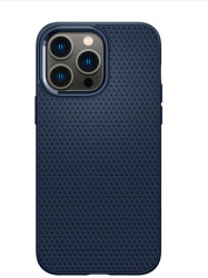 Carcasa Spigen Liquid Air compatibila cu iPhone 14 Pro Max Navy Blue 