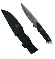 Cutit otel inoxidabil argintiu-negru Chief Blade 24 cm teaca cadou 