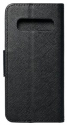 Husa compatibila cu SAMSUNG Galaxy J3 2016 - Leather Fancy Negru 