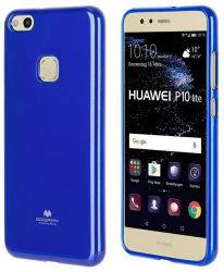 Husa silicon Jelly Mercury Goospery Huawei P10 lite albastru 