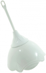 Aplica de tavan cu dulie tip E27 ceramica cupola de 16cm 220V FS-40378 alba 