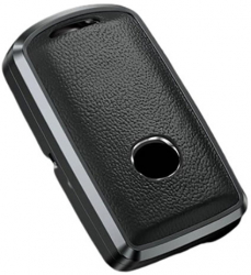 Husa aluminiu cu piele negru pentru cheie Mazda 3 Alexa CX4 CX5 CX-5 CX8 CX-30 CX30 2019 2020 