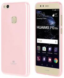 Husa silicon Jelly Mercury Goospery Huawei P10 lite roz 