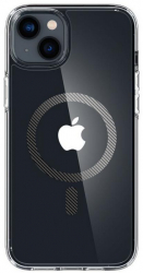 Carcasa Spigen Ultra Hybrid MagSafe compatibila cu iPhone 14 Plus Carbon Fiber 