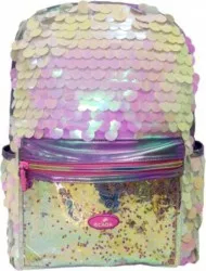Ghiozdan ECADA Model Solzi pentru Fete Dimensiuni 40x28x12 cm Material Poliester Ghiozdane Scolari Ghiozdan Fete 