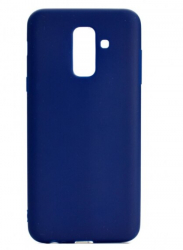 Husa color Navy Blue Mercury pentru Samsung Galaxy A6 Plus 2018 A605 Goospery 