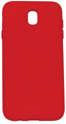 Husa de protectie spate silicon moale pentru Samsung Galaxy J7 2017 rosu 