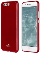 Husa silicon Jelly Mercury Goospery Huawei P10 lite rosu 