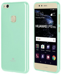 Husa silicon Jelly Mercury Goospery Huawei P10 lite verde mint 