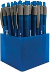 Pix MILAN Dry Gel Mina Albastra 25 Buc/Set Grosime Varf 0.7 mm Mecanism si Corp din Plastic Pixuri Milan Pix Albastru 