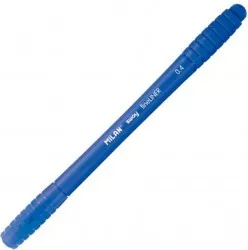 Pix MILAN Fineliner Mina Albastra Grosime Varf 0.4 mm Corp din Plastic de Culoare Albastra si Capac Aerisit Pixuri Milan 