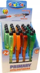 Pix Roller CARIOCA Primary 24 Buc/Set Corp din Plastic Diverse Culori Rollere Pixuri Scolare Instrumente de Scris 