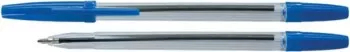 Pixuri CORVINA Varf 1 mm 50 Buc/Set Scriere Albastra Simple Plastic Transparent