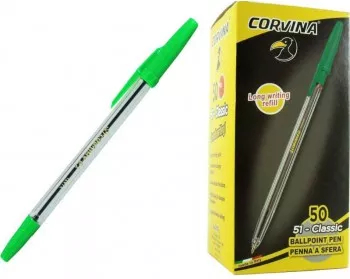Pixuri CORVINA Varf 1 mm 50 Buc/Set Scriere Verde Simple Plastic Transparent 