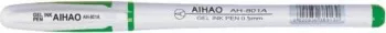 Pixuri Gel AIHAO Varf 0.5 mm Scriere Verde Corp din Plastic Alb/Verde 48Buc/Set 