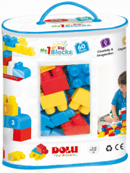 Set cuburi Jumbo pentru constructii-60 piese