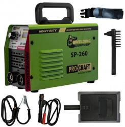 Aparat de sudura invertor Procraft SP 260 heavy duty 260A electrod 1.6-4mm accesorii Incluse 