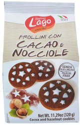 Biscuiti Gastone Lago Cu Cacao si Alune Frollini Cantitate 320 g - SFW06844 