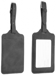Set 2 Etichete pentru bagaje Kwmobile Gri Piele ecologica 53126.06 
