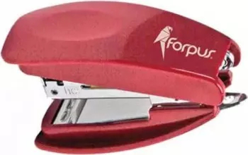 Capsator Metalic FORPUS Mini 10 Coli Capse Numarul 10 Rosu Mini Capsatoare 