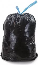Saci Menajeri MONTELI Cu fir 10 Buc/Set 70x110 cm Culoare Negru Rola Saci Menajeri Role Saci Menaj Saci Menajeri in Rola Rola Saci de Gunoi
