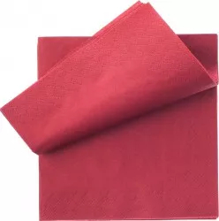 Servetele Masa OTI Uz Profesional 2 Straturi 33x33 cm 250 Servetele/Set Culoare Bordo Servetele Bordo de Masa 