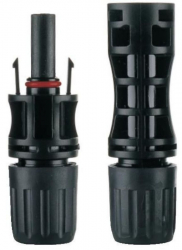 Set conectori solari MC4 pereche mama+tata pentru cablu solar 2 5-4-6mmp curent nominal 30A tensiune 1500VDC 