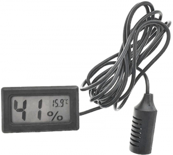 Termometru digital 8015A si indicator umiditate cu afisare LCD negru