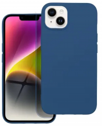 Husa Compatibila cu Apple iPhone 14 Plus silicon microfibra Blue 