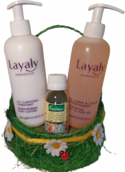 Set lotiune corp hidratanta Layaly 400 ml Gel de dus pentru corp si par Layaly 400 ml Ulei de cactus fraicheur 60 ml 