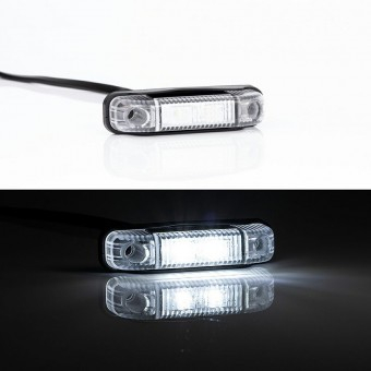 Lampa de contur a gabaritului pentru vehicule FT-013 Alb 