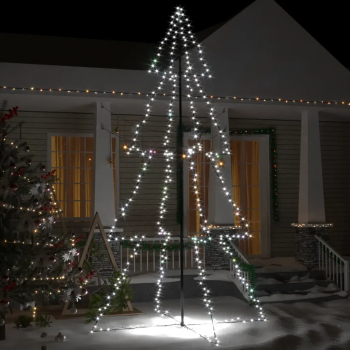 Brad Craciun conic 360 LED-uri 143x250 cm interior and exterior 