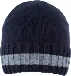 Caciula barbat din tricot captusita CB-720-20 Bleumarin 