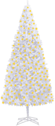 Brad de Craciun artificial cu LED-uri alb 400 cm 