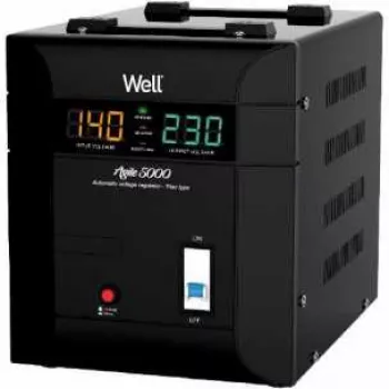 Stabilizator Automat De Tensiune Agile 5000va/3500w Well