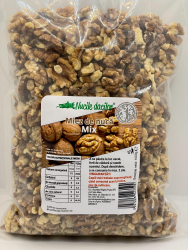 Miez de nuca Mix natural Nucile Dacilor 1kg 